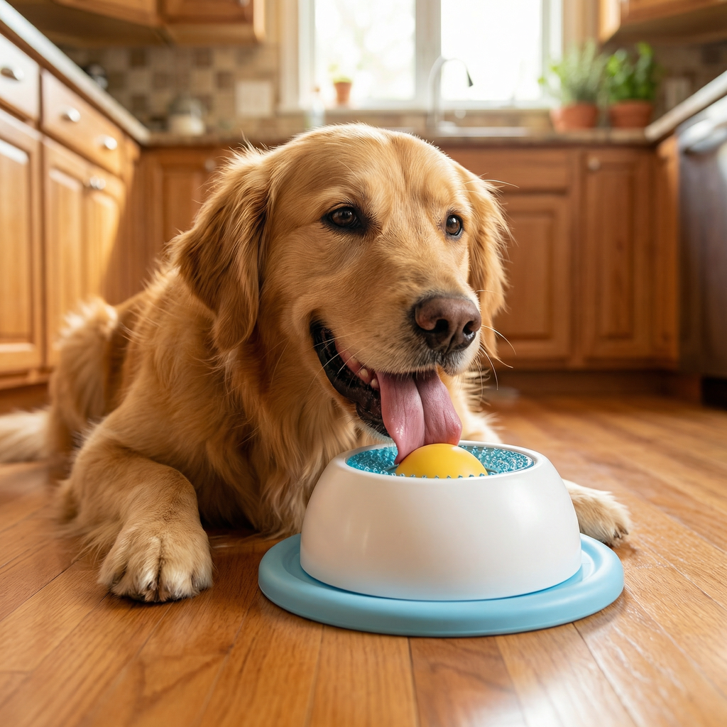 Anti-spill Licking Ball Bowl