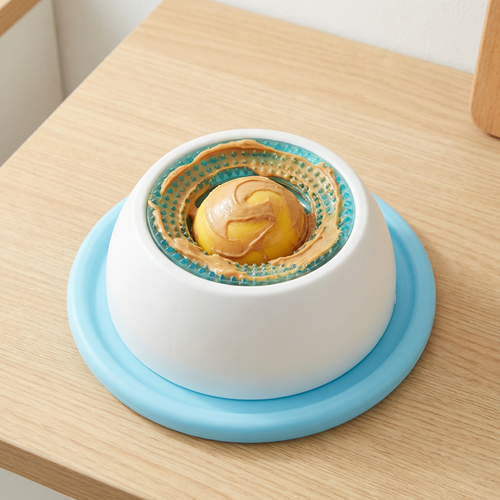 Anti-spill Licking Ball Bowl
